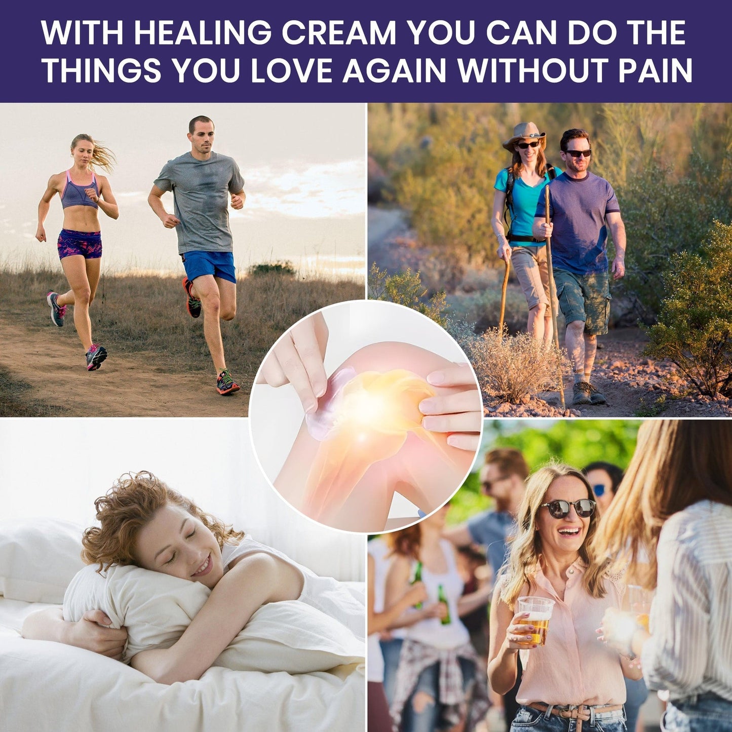 PURPLE JOINT PAIN RELIEF GEL.