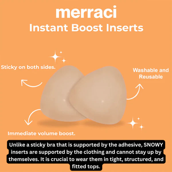 SELF-ADHESIVE BRA INSERTS