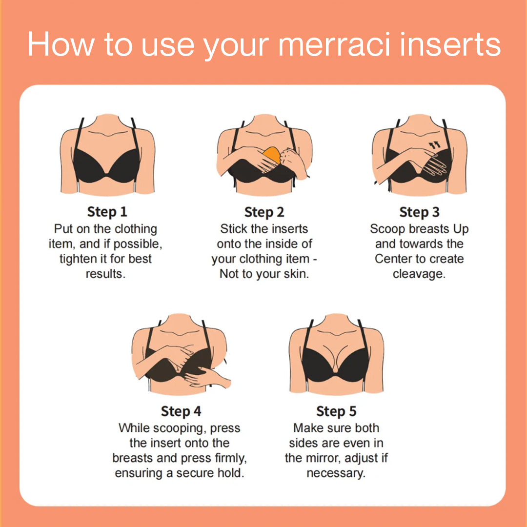 SELF-ADHESIVE BRA INSERTS