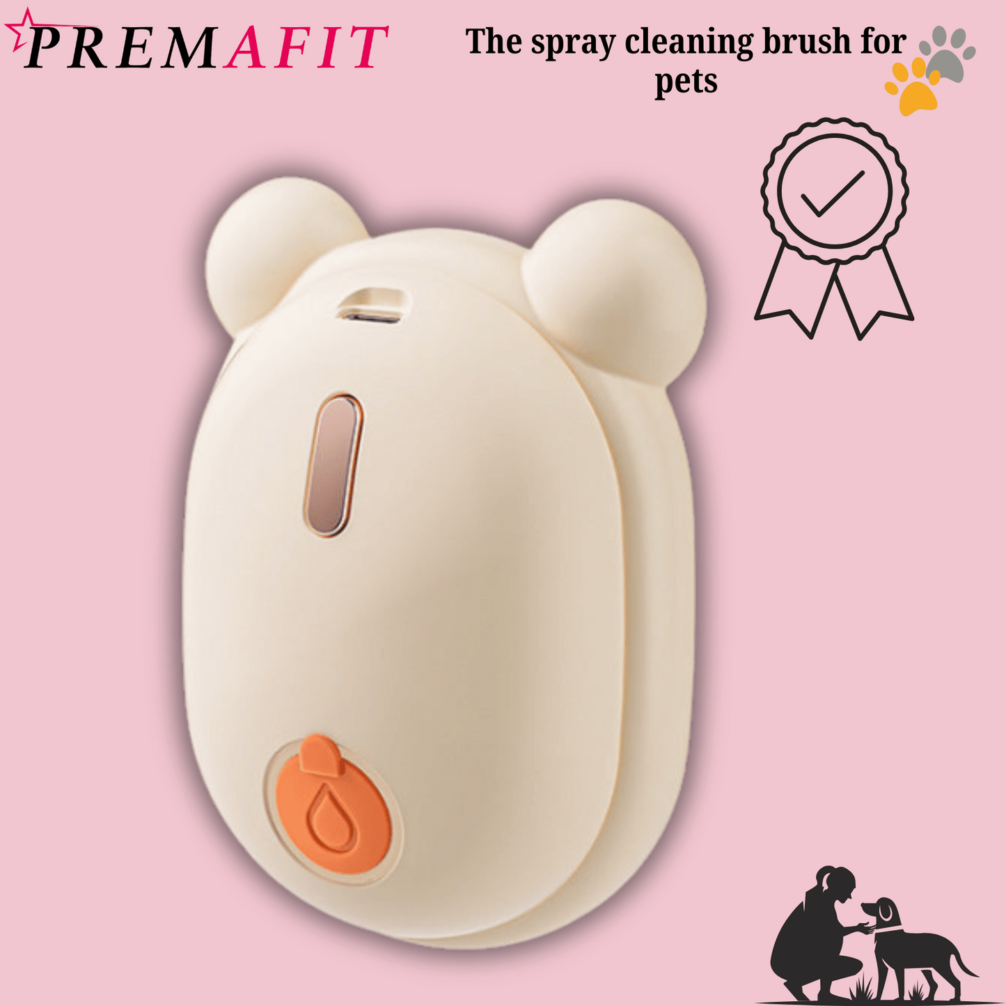 SPRAY & MASSAGE PET BRUSH