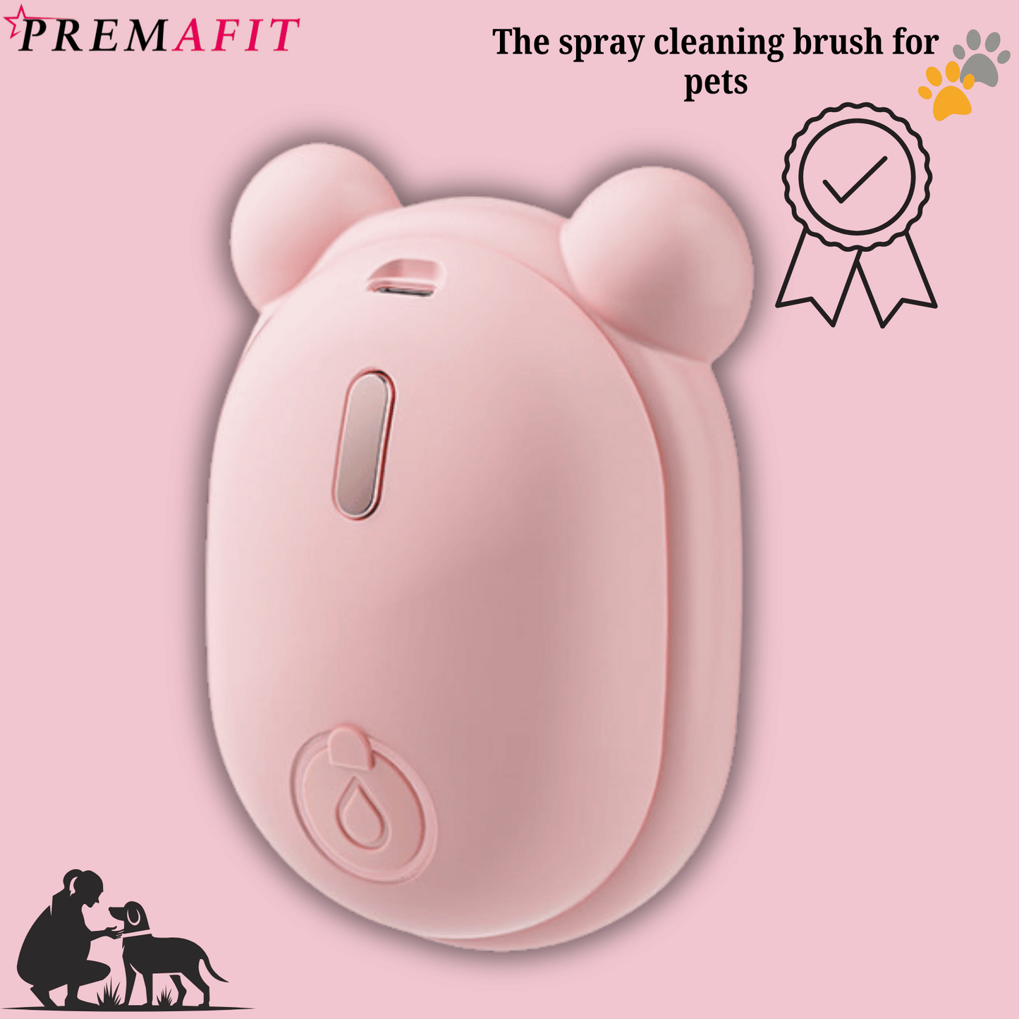 SPRAY & MASSAGE PET BRUSH