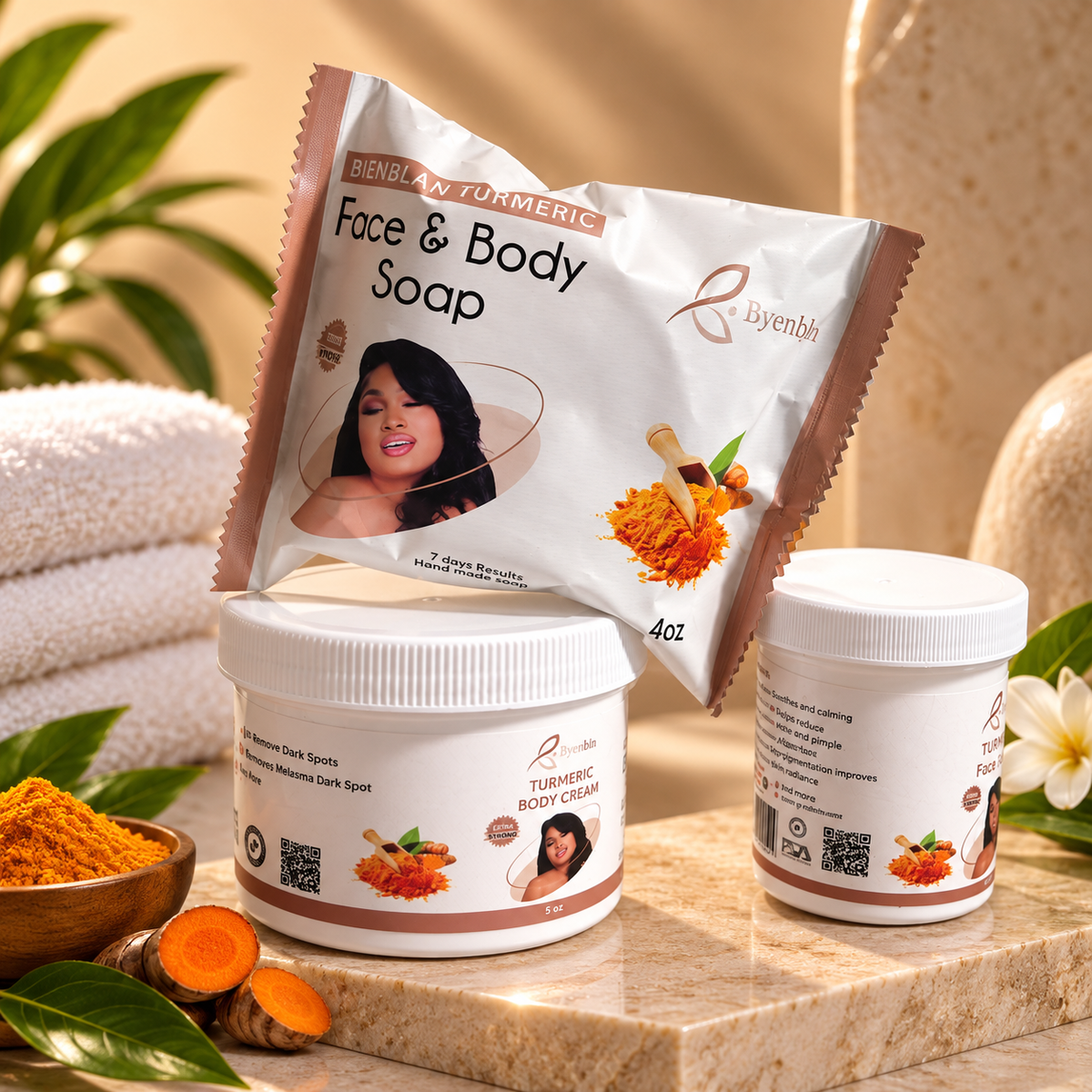 Byenblan: Turmeric & Body Set