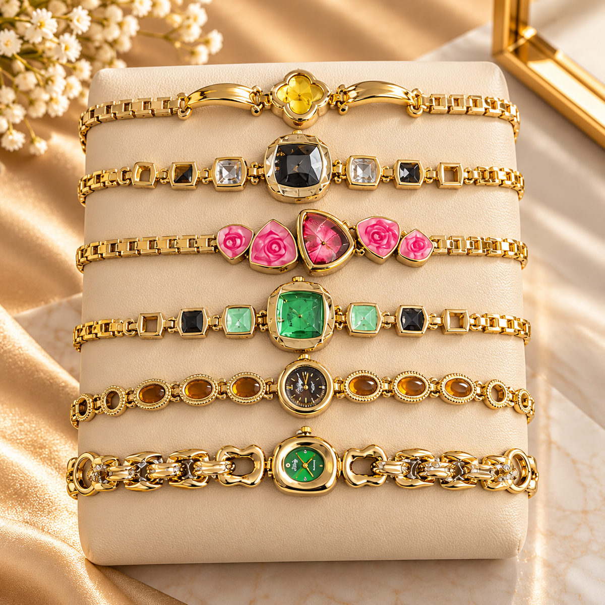 Gold Fashion Watch Collection