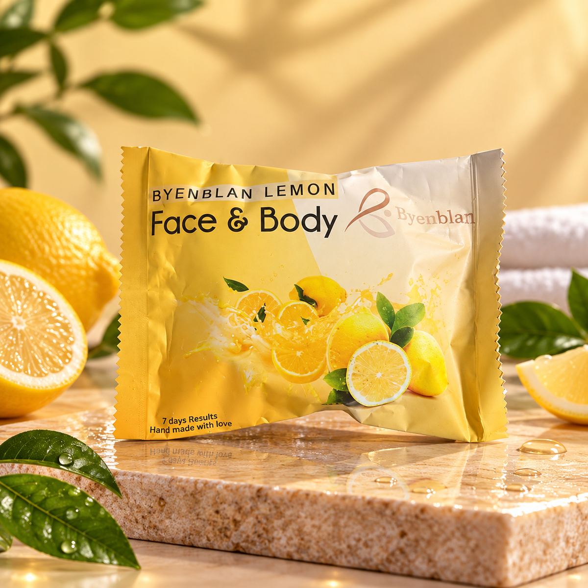 Byenblan: Lemon Face & Body Soap