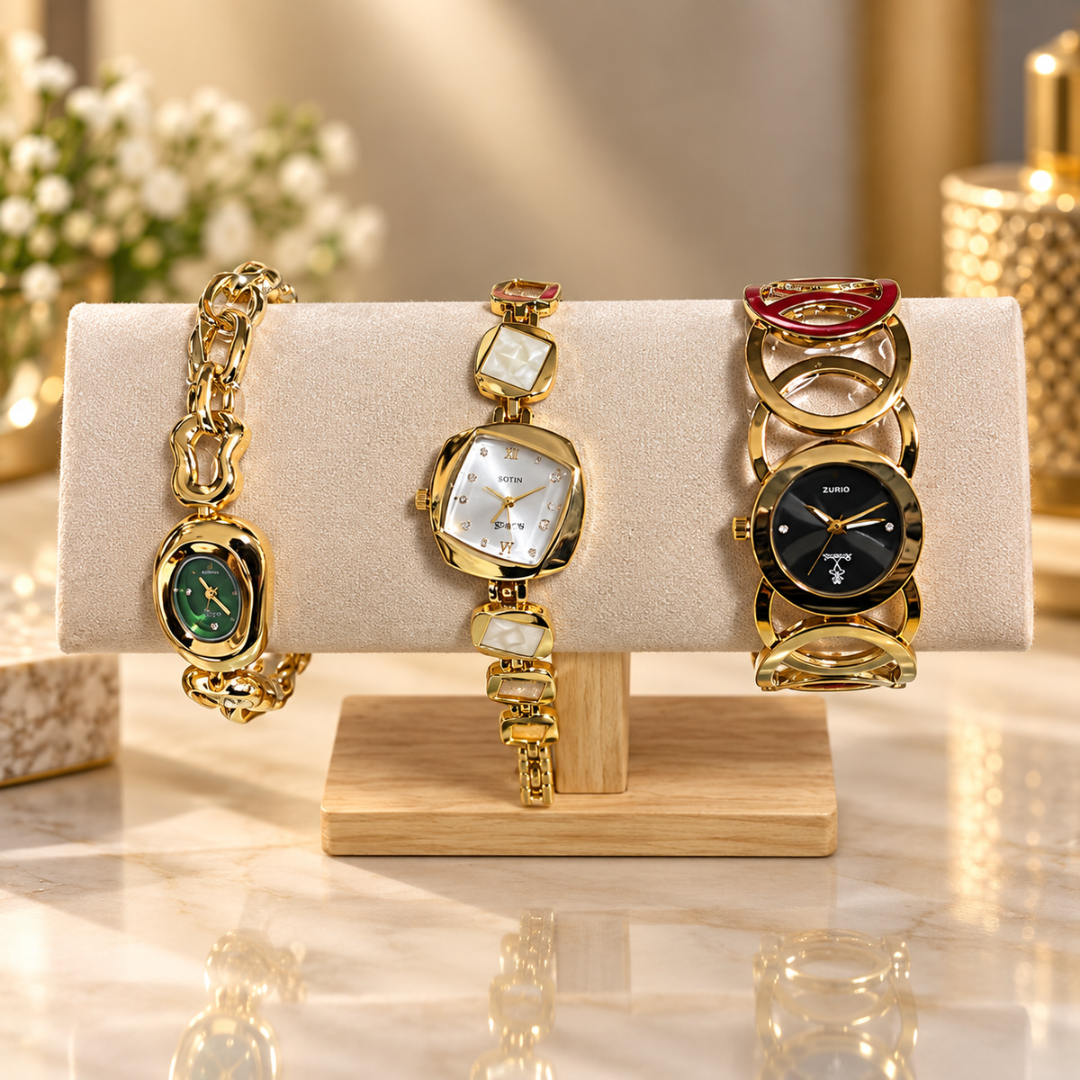Luxury Gold Watch Set