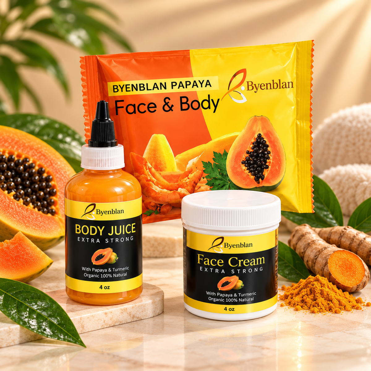 Byenblan: Papaya Care Set